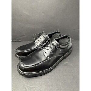 NUNN BUSH 84175-001 BLACK LEATHER‎ OXFORDS SHOES MENS SZ 10M